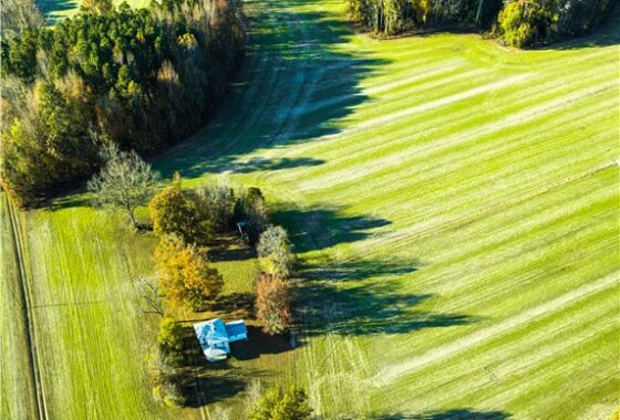 aerial view of property