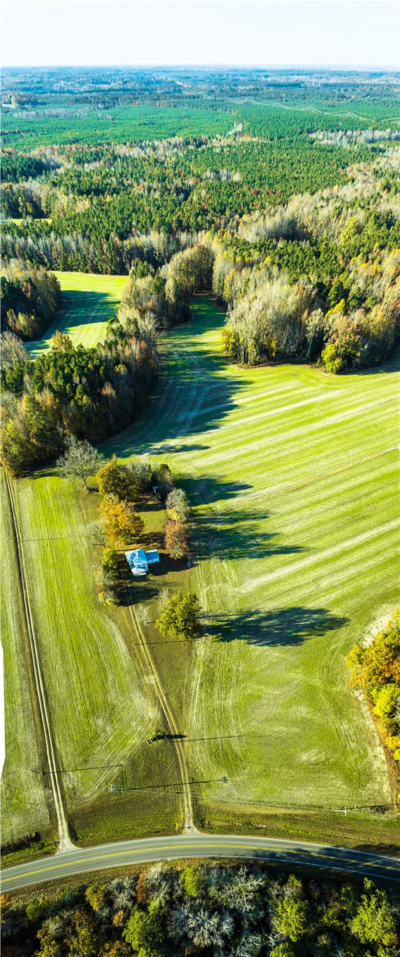 aerial view of property