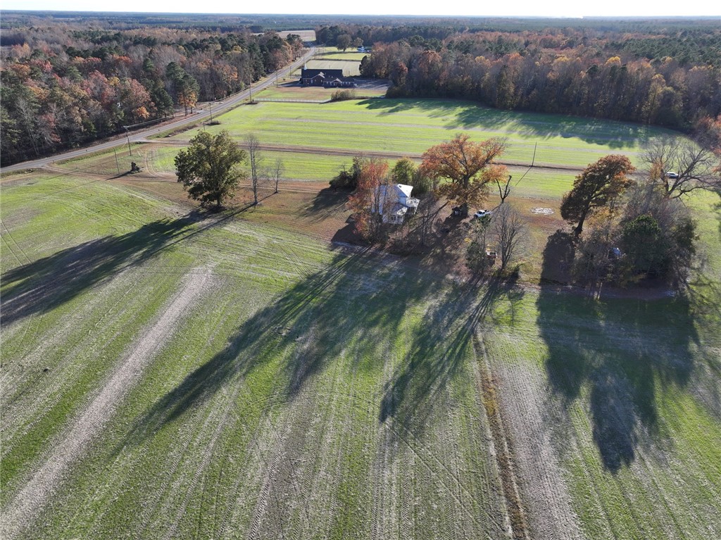 aerial view of property