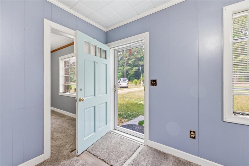 entrance to house